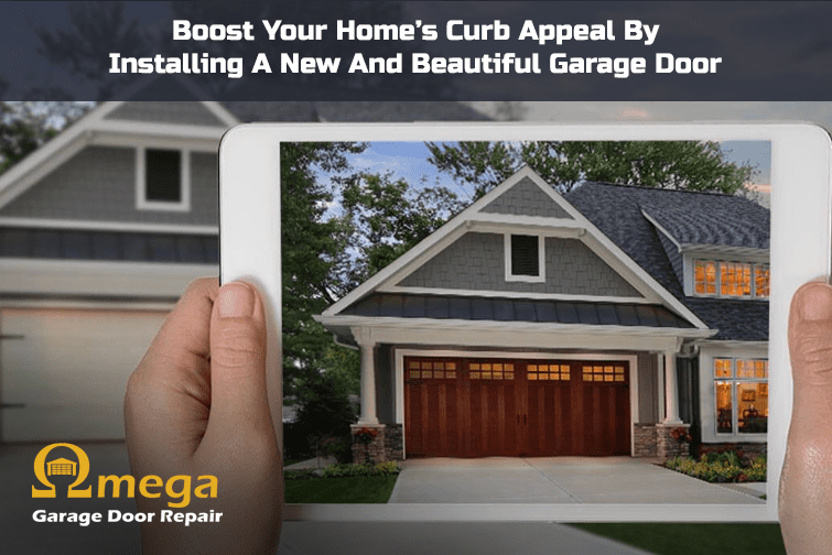 boost your home's curb appeal by installing a new garage door