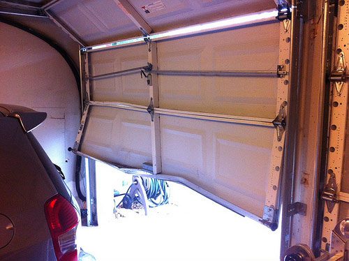 garage door panel issues